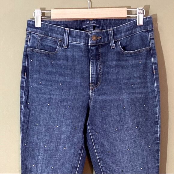 Talbots Simply Flattering 5-Pocket Ankle  jeans 6 - Picture 2 of 9